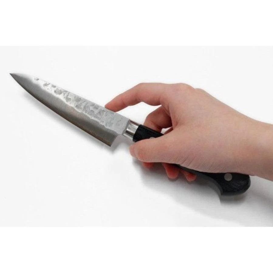 Takamura Hamono VG10 Stainless Steel Hammered Petty Knife 130mm - Image 4