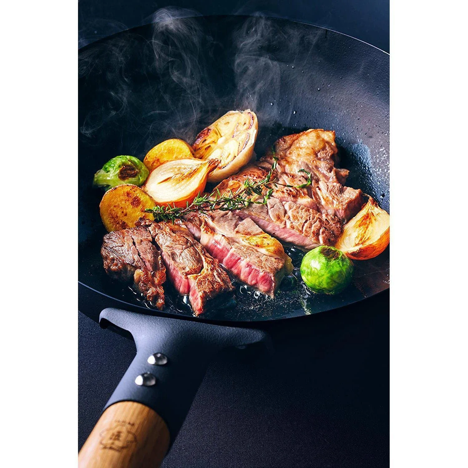 Takumi Japan Iron Frying Pan Magma Plate Natural Non Stick Pan 24cm - Image 2