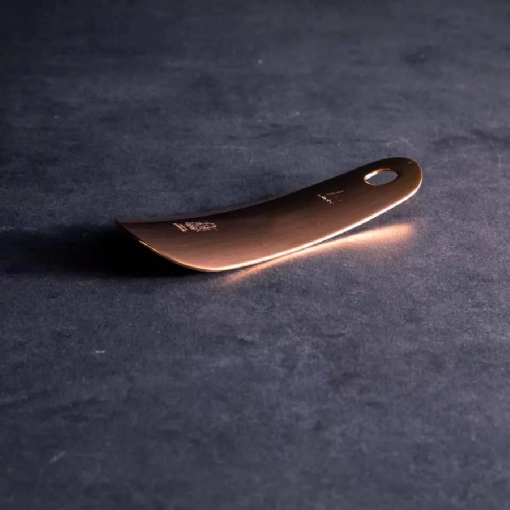 Tanabe Pure Copper Shoehorn Mirror Finish With Gift Box - Image 2
