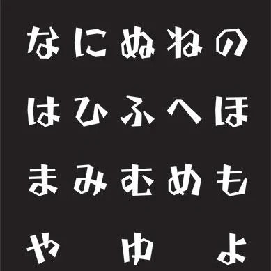 Tenugui Wabunka Hiragana Alphabet Traditional Hand Dyed Cloth - Image 3