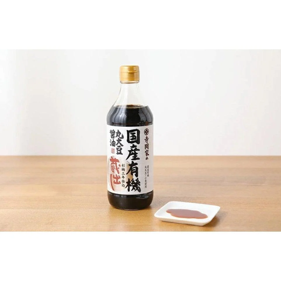 Teraoka Organic Shoyu Japanese Barrel Aged Soy Sauce 500ml - Image 4