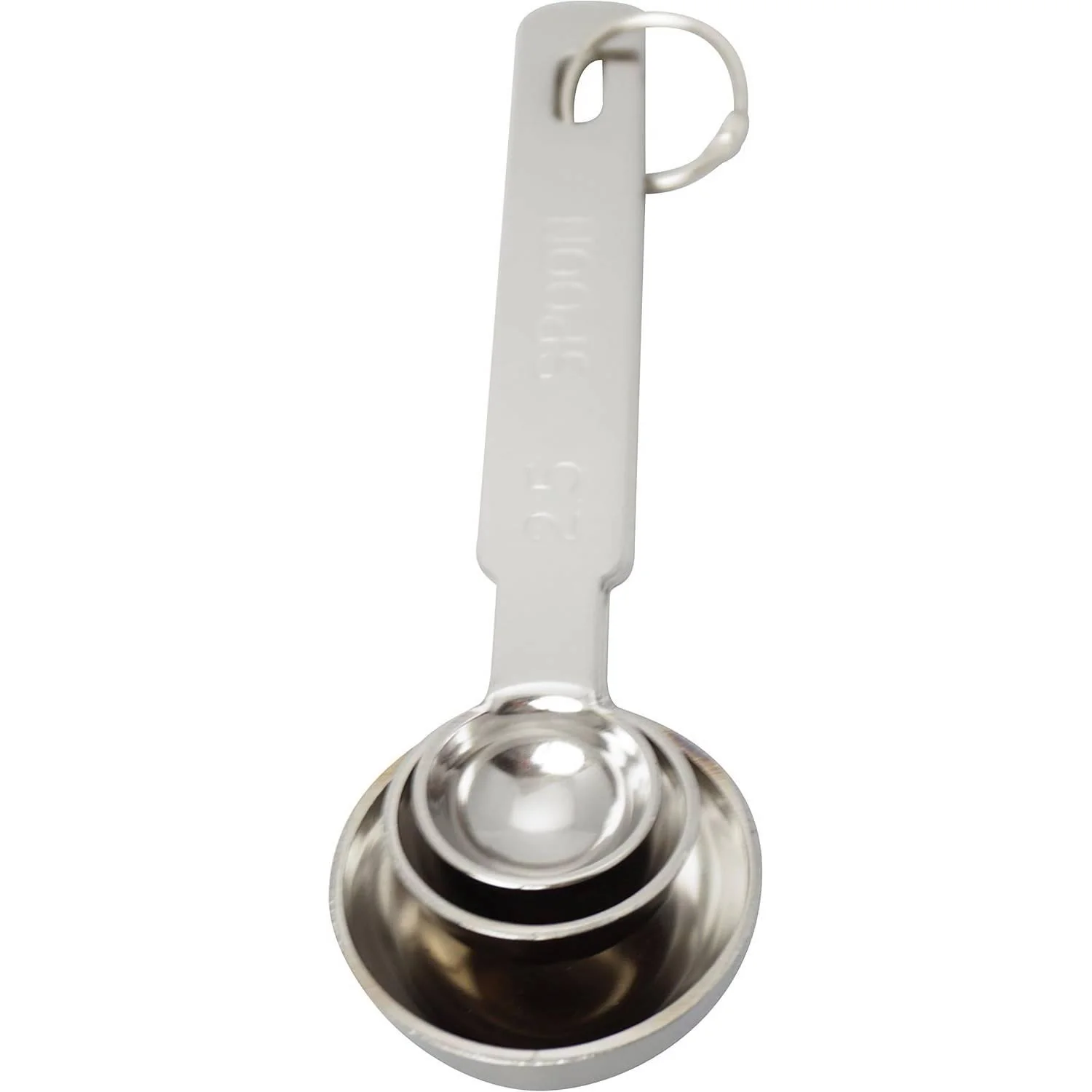 Thick Stainless Steel Measuring Spoons 3-Size Set (2.5cc, 5cc, 15cc) - Image 3