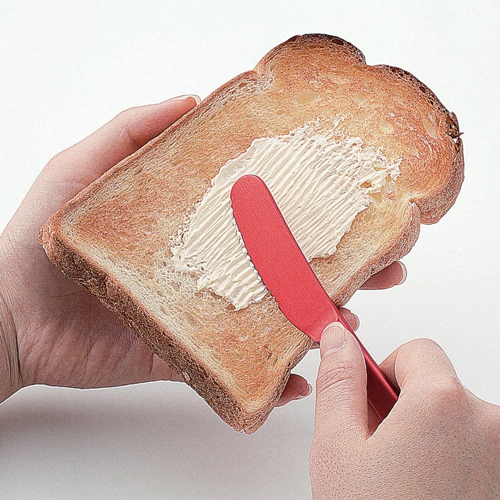 Todai Colored Aluminum Japanese Butter Knife Easy Butter Spread - Image 2