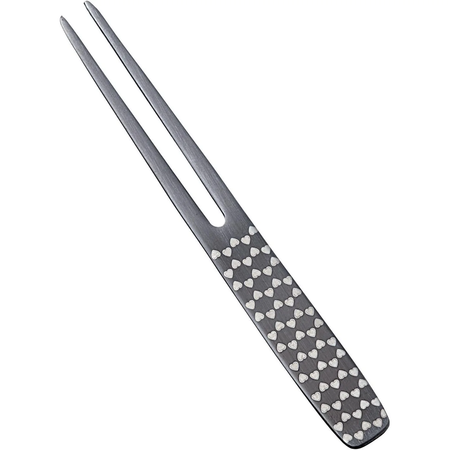 Todai Japanese Black Oxide Steel Wagashi Pick Fork 7 Piece Set - Image 4