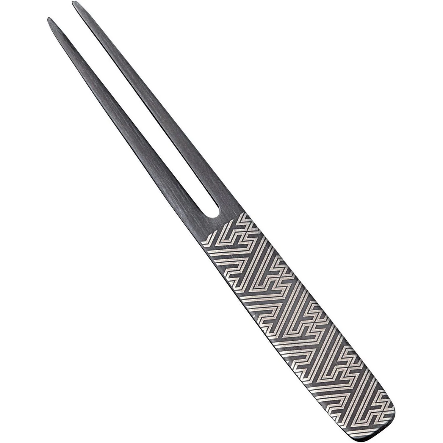 Todai Japanese Black Oxide Steel Wagashi Pick Fork 7 Piece Set - Image 6