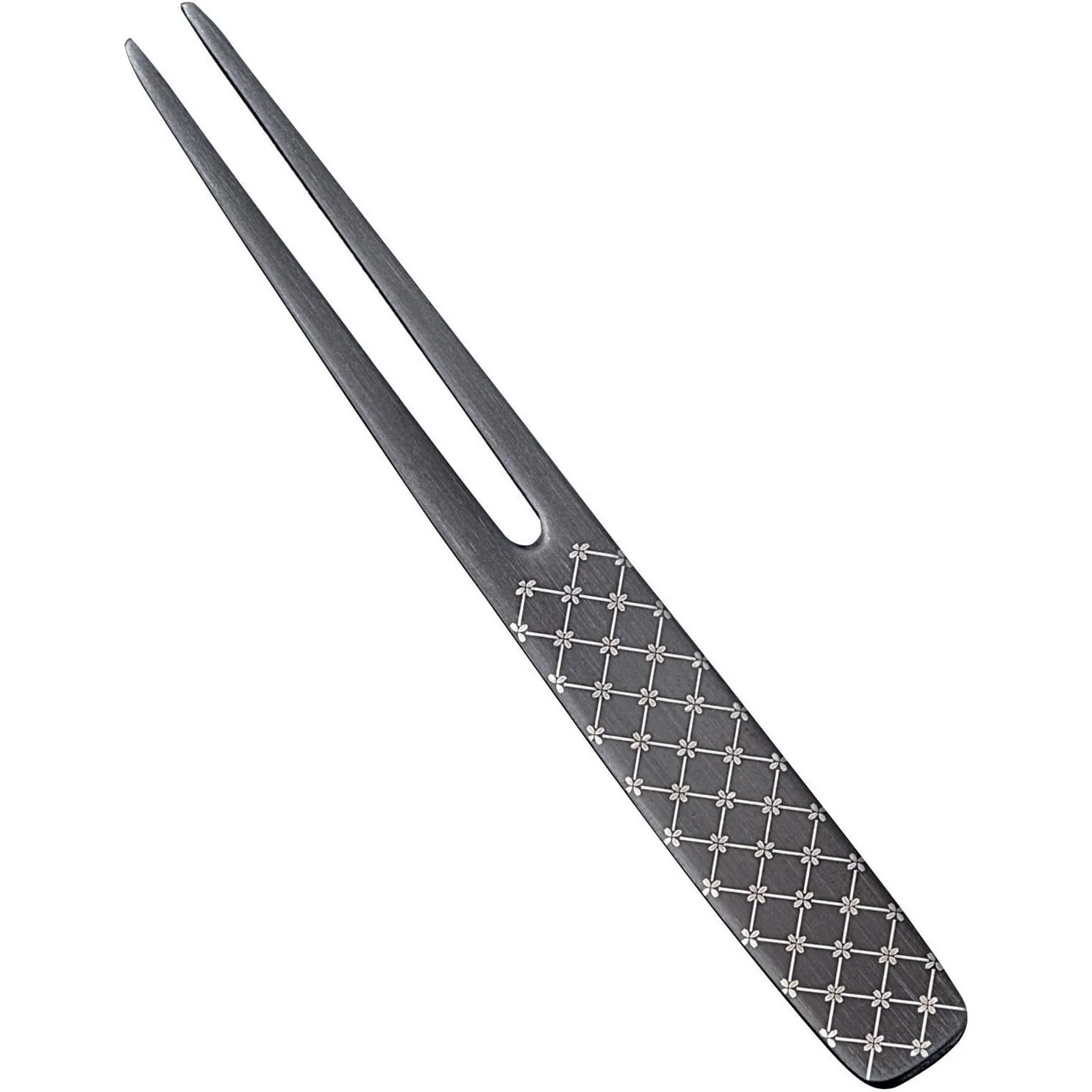 Todai Japanese Black Oxide Steel Wagashi Pick Fork 7 Piece Set - Image 9