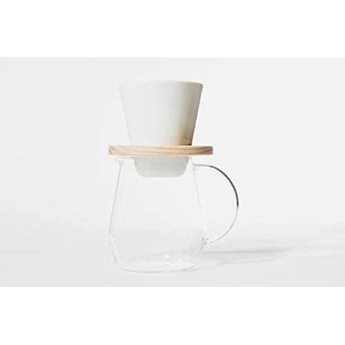 Torch Donut White Porcelain Pour Over Coffee Maker - Image 5