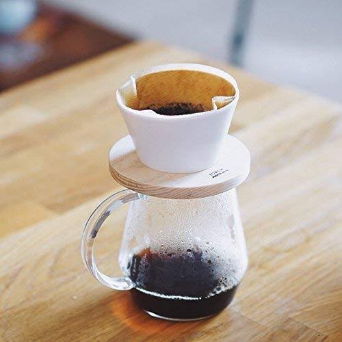 Torch Donut White Porcelain Pour Over Coffee Maker - Image 6
