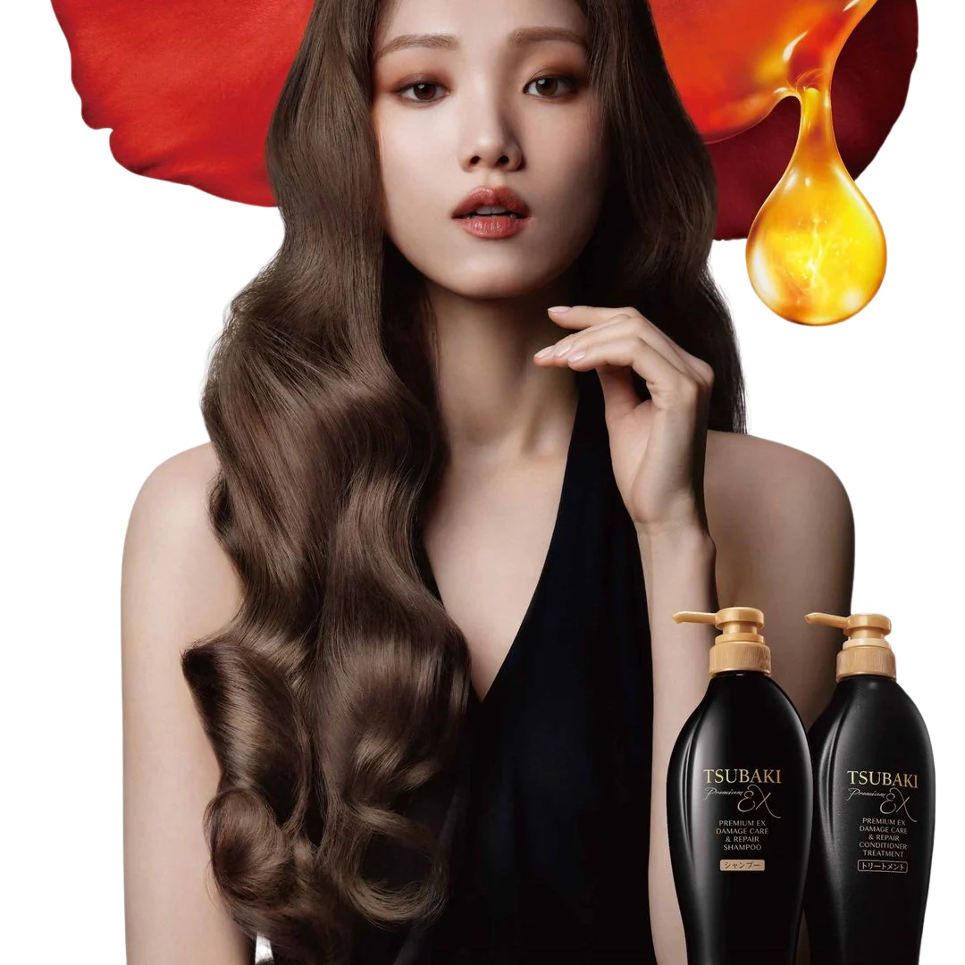 Tsubaki Premium EX Camellia Oil Hair Conditioner for Damaged Hair 450ml - Image 3