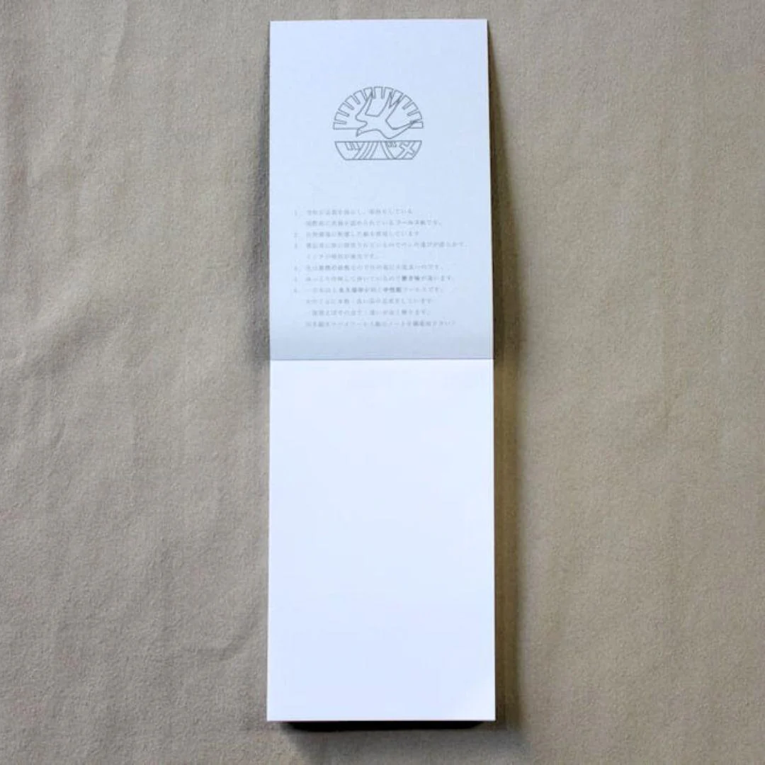 Tsubame Note Memo Pocket Size Plain Unruled Notebook 80 Pages - Image 5