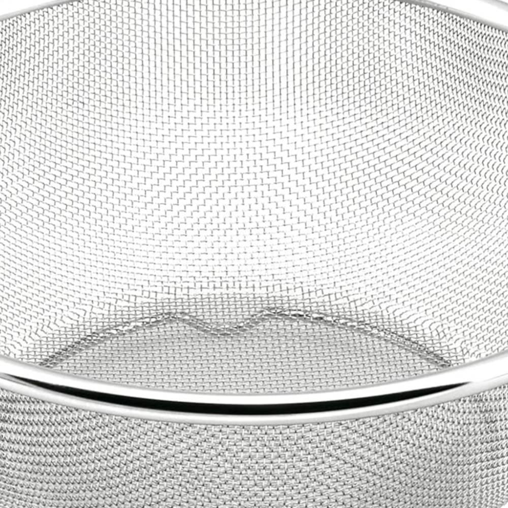 Minex Two-Handle Stainless Steel Fine Mesh Colander With Legs - Image 3