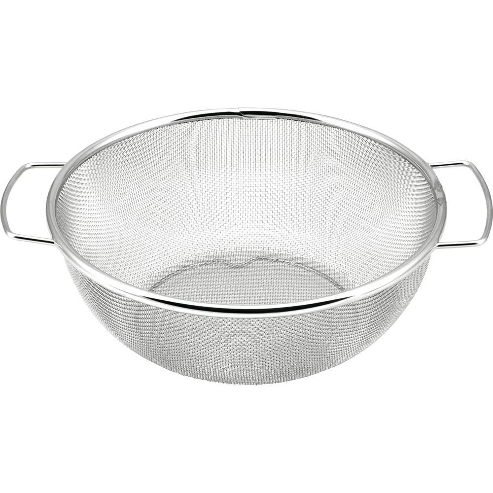 Minex Two-Handle Stainless Steel Fine Mesh Colander With Legs - Image 7