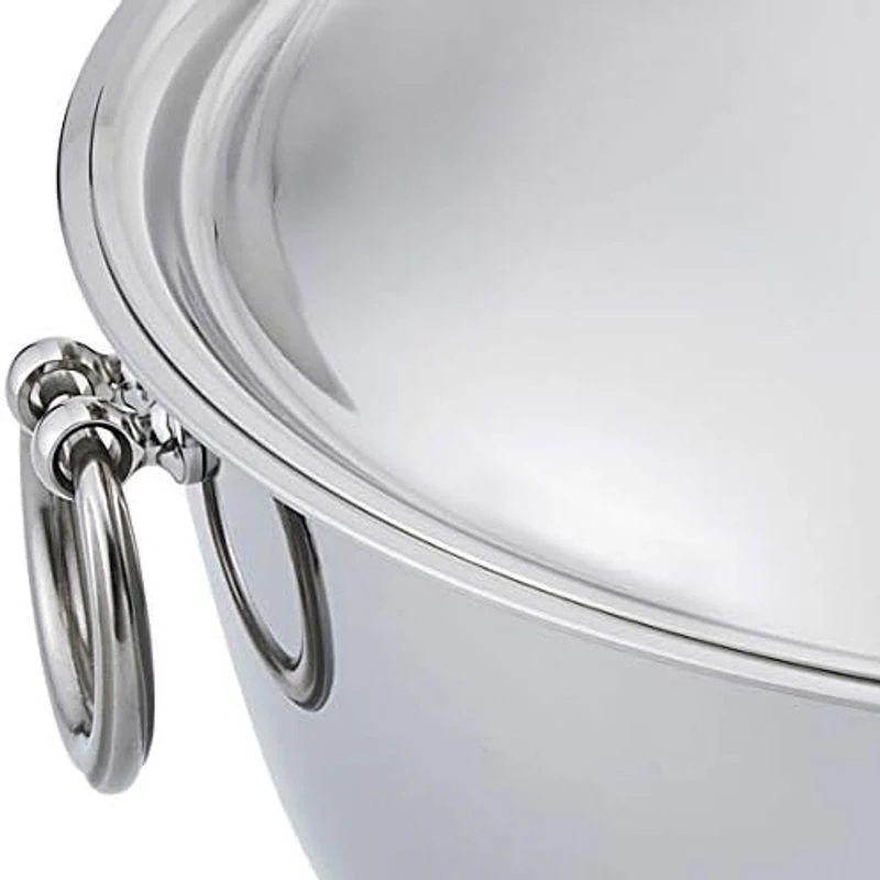 Two Section Shabu Shabu Pot With Lid & Handles 25cm - Image 3