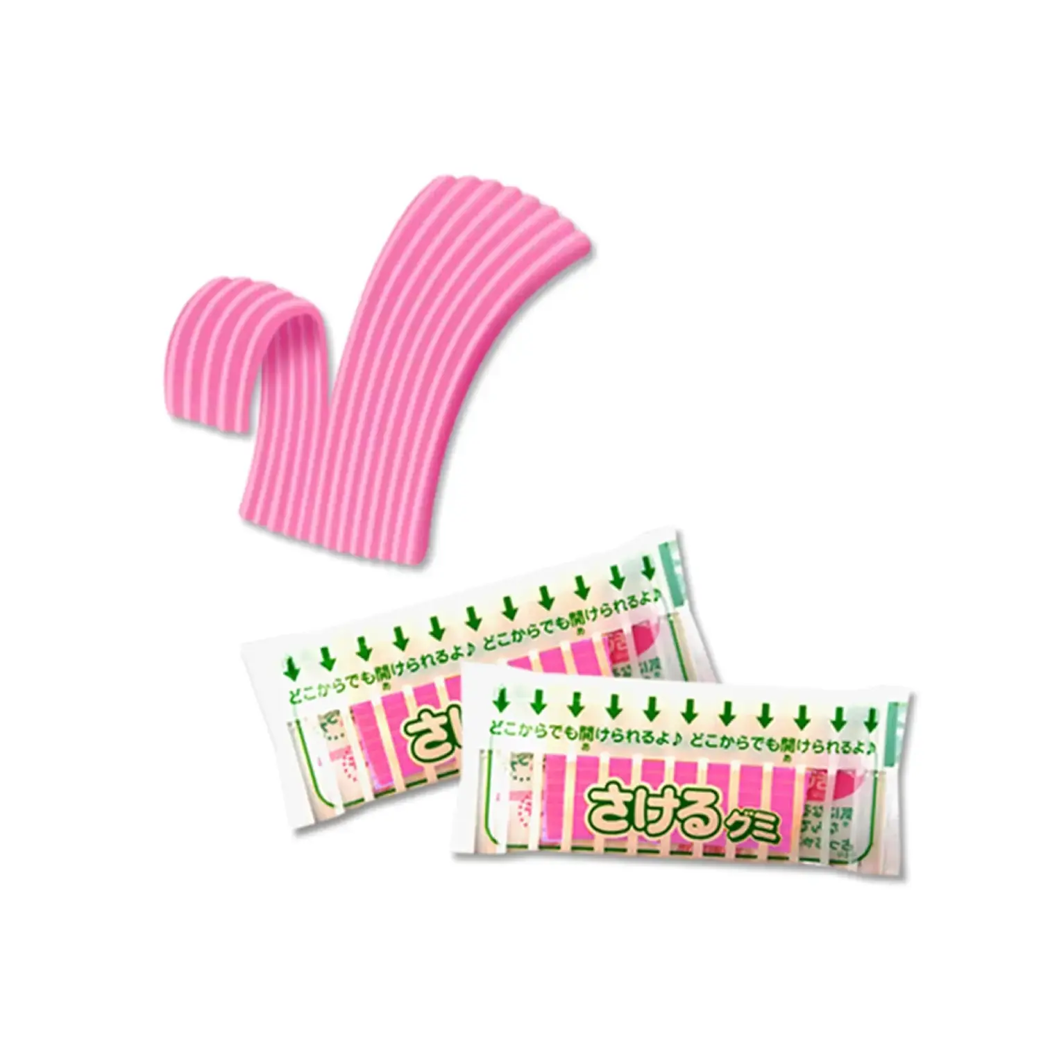 UHA Mikakuto Sakeru Grape Gummy Candy 7 Pieces (Pack of 6) - Image 3