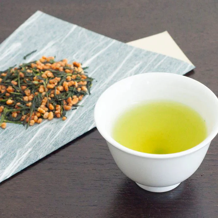 Ujien Genmaicha Kabusecha Green Tea with Roasted Brown Rice 10 Tea Bags - Image 2