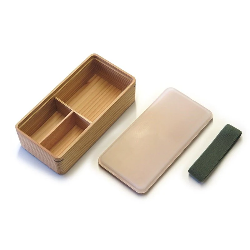 Umezawa Ancient Sugi Cedar Lunch Box Handmade Wooden Bento Box - Image 4
