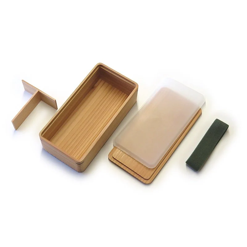 Umezawa Ancient Sugi Cedar Lunch Box Handmade Wooden Bento Box - Image 5