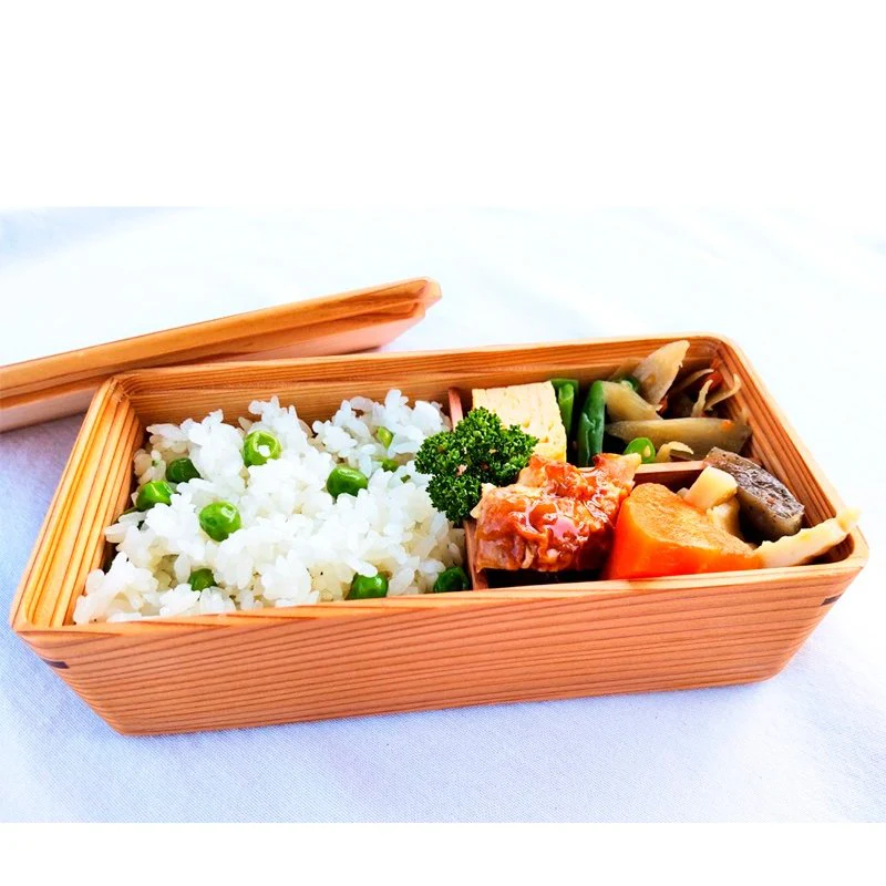 Umezawa Ancient Sugi Cedar Lunch Box Handmade Wooden Bento Box - Image 6