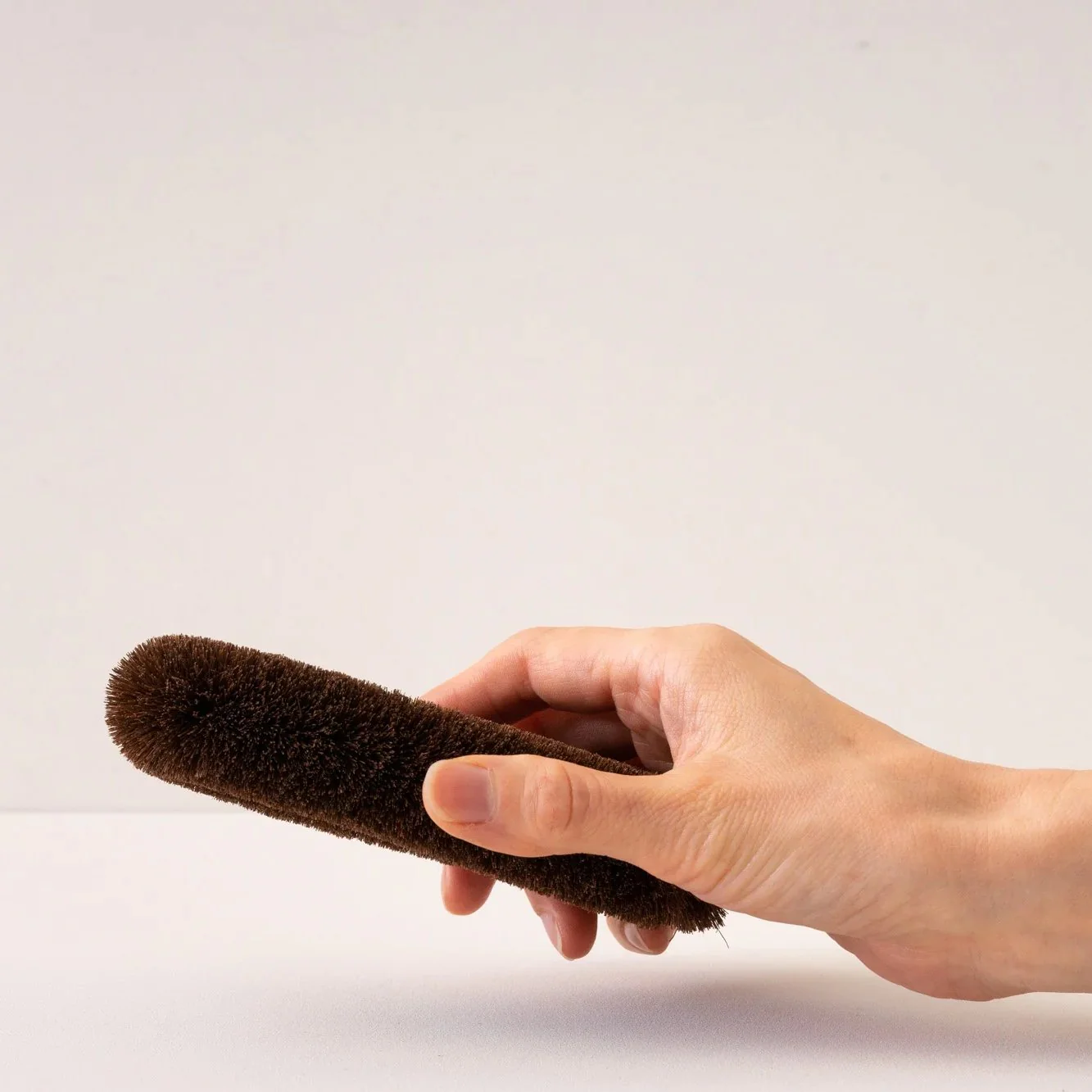 Umezawa Handcrafted Narrow Tawashi Eco-Friendly Palm Fiber Scrub Brush - Image 2