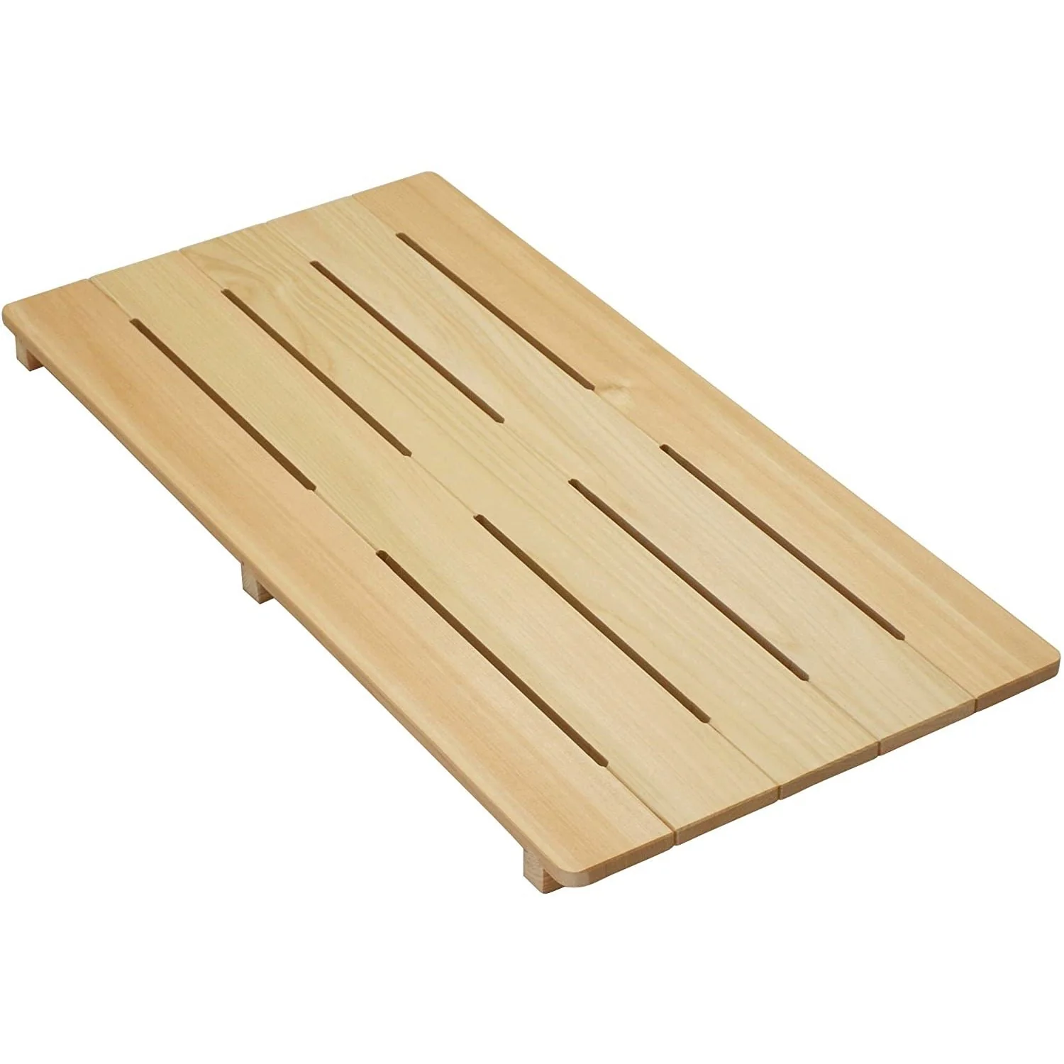 Umezawa Hinoki Wooden Sunoko Bath Mat Hygienic & Slip-Resistant - Image 4