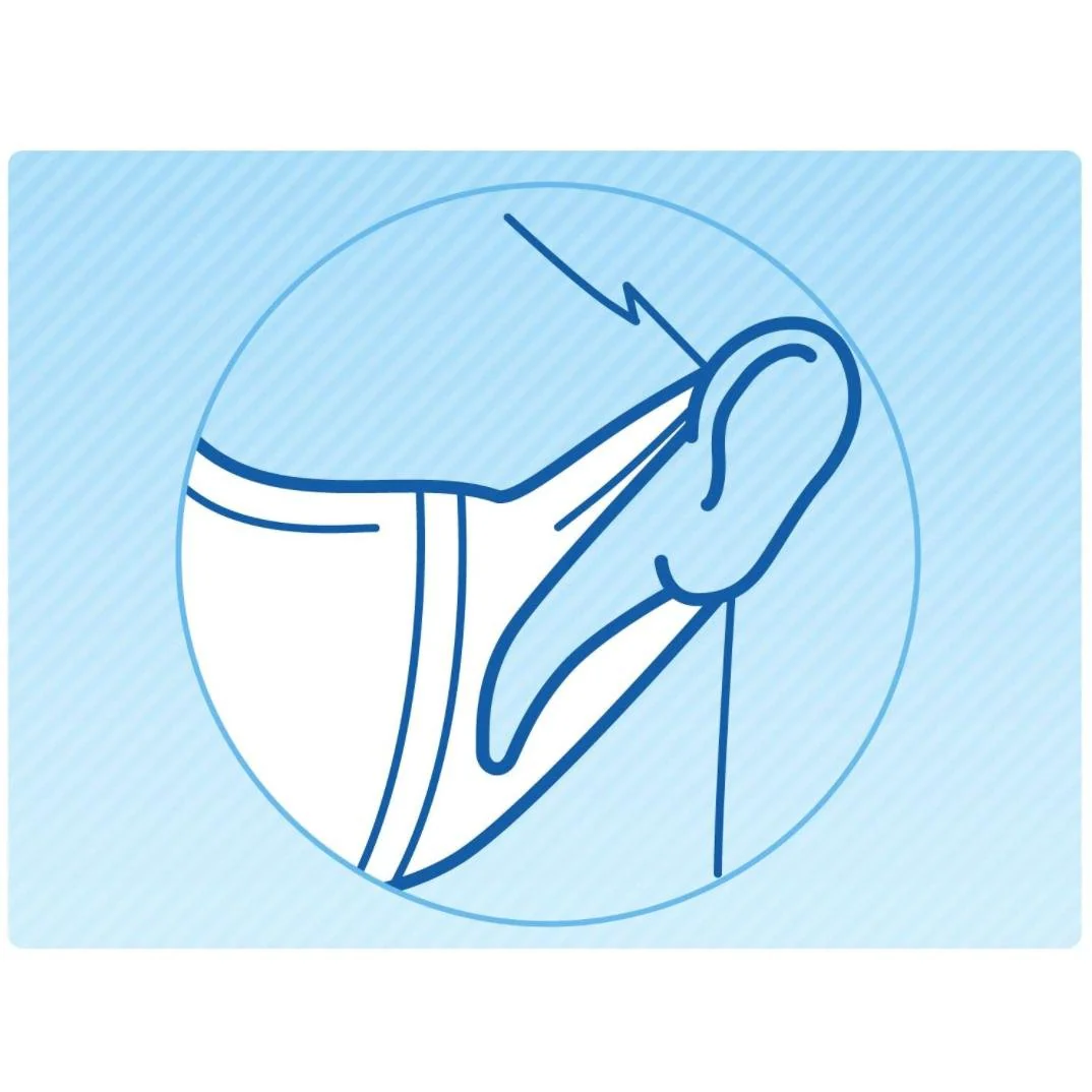 Unicharm Cho Rittai Standard White 3D Face Mask Small Size 30 ct. - Image 4