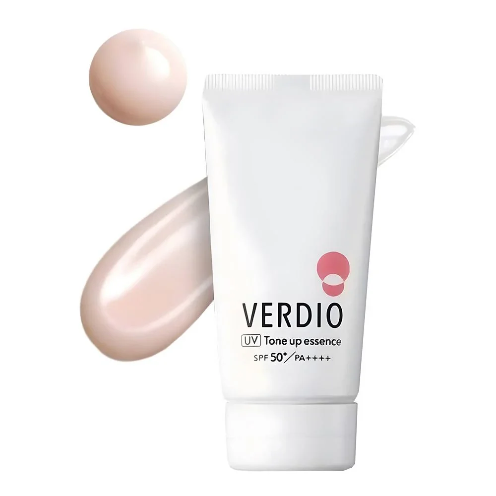 Verdio Tone Up UV Essence Rose Tinted Sunscreen SPF50+ 80g - Image 2