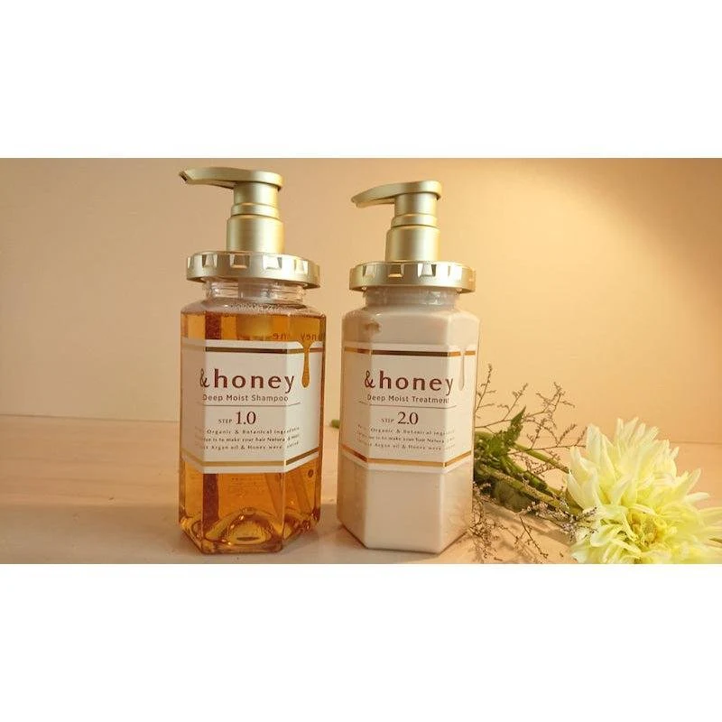&honey Deep Moist Treatment 2.0 (Japanese Honey Hair Conditioner) 445g - Image 3
