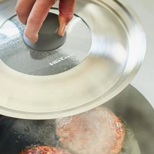 Vita Craft Stainless Steel Frying Pan Cover Pot Lid - Image 3