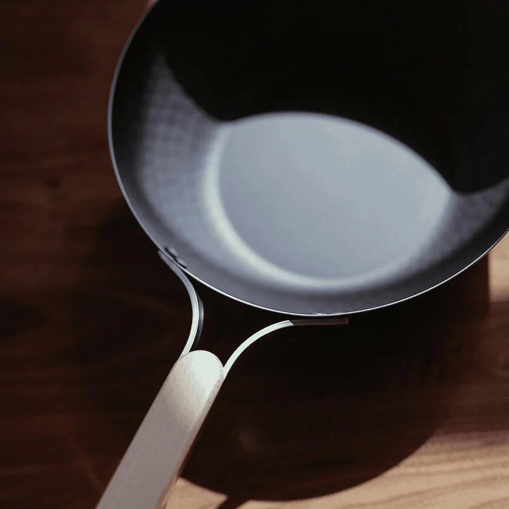 Wahei Enzo Non-Stick Carbon Steel Induction Frying Pan (2mm Thick) - Image 5