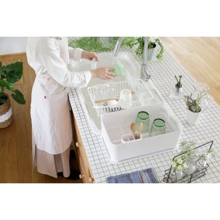 Wahei Freiz Compact Multi Functional Dish Drainer Dish Drying Rack - Image 2