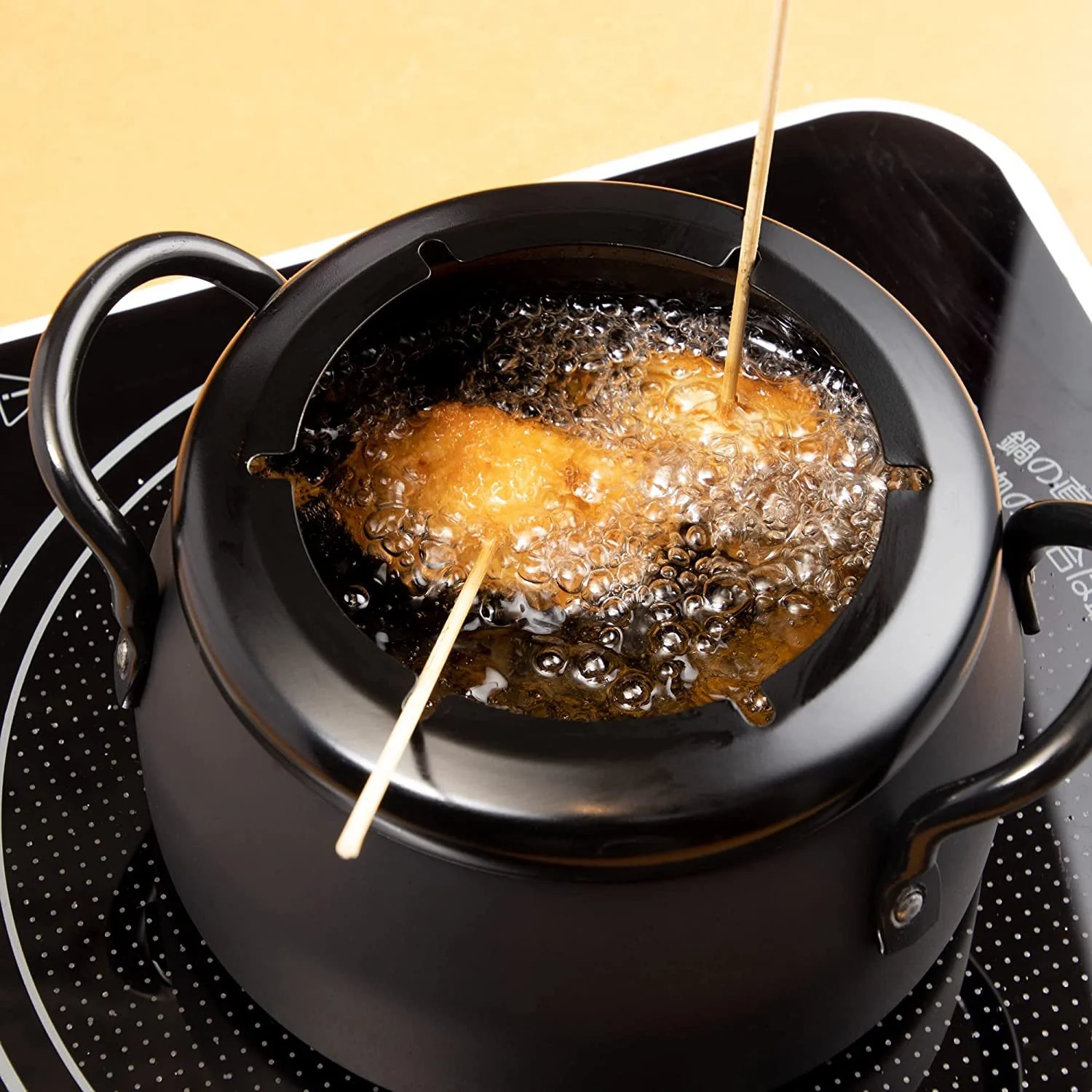 Takumiya Deep Fryer Iron Pot for Deep Fried Skewers 16cm - Image 2