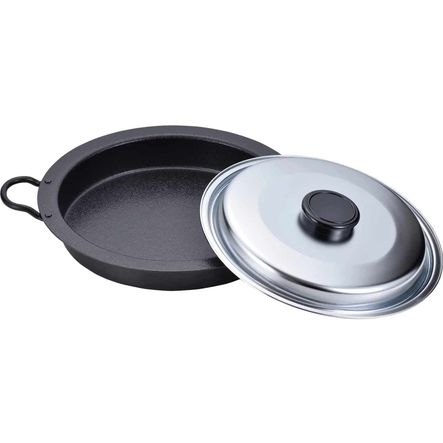 Wahei Freiz Gyoza Iron Pan (Japanese Dumplings Iron Pan with Lid) - Image 3