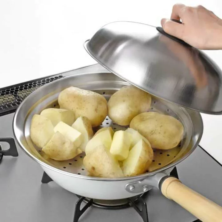 Wahei Freiz Stainless Steel Steamer Insert Dome 24-26cm - Image 3