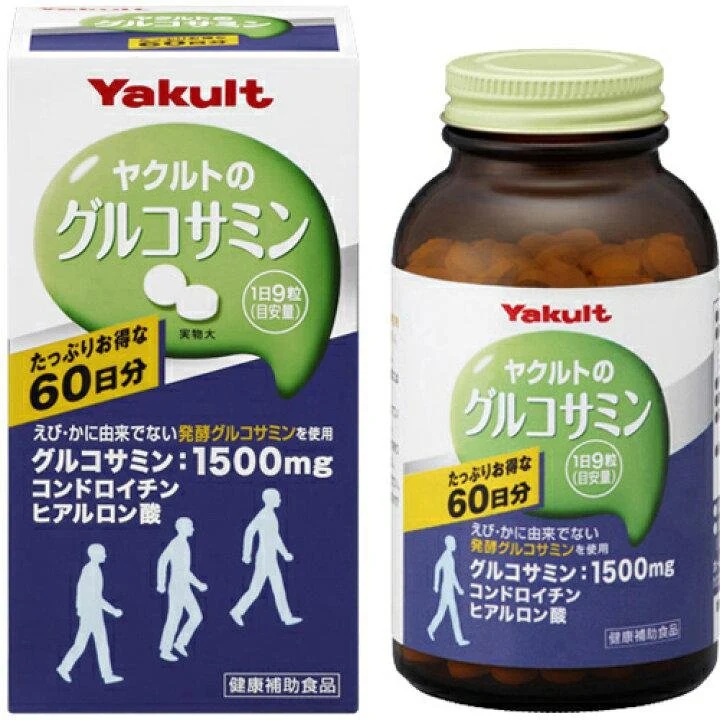 Yakult Health Foods Glucosamine Supplement 540 Tablets - Image 2