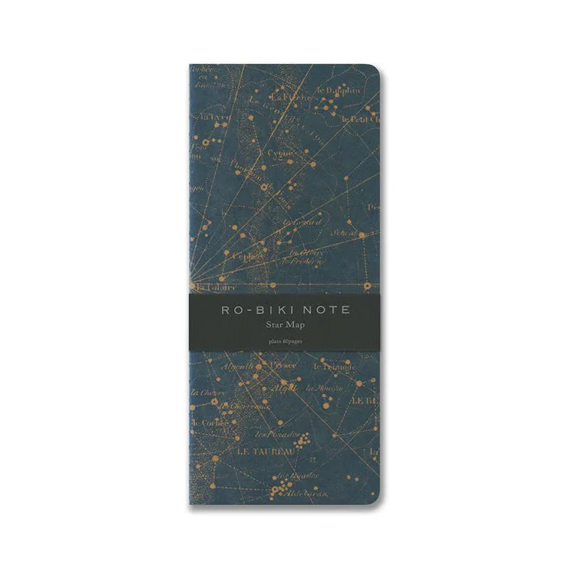 Yamamoto Ro-Biki Wax Paper Notebook Star Chart Design (60 pages) - Image 2