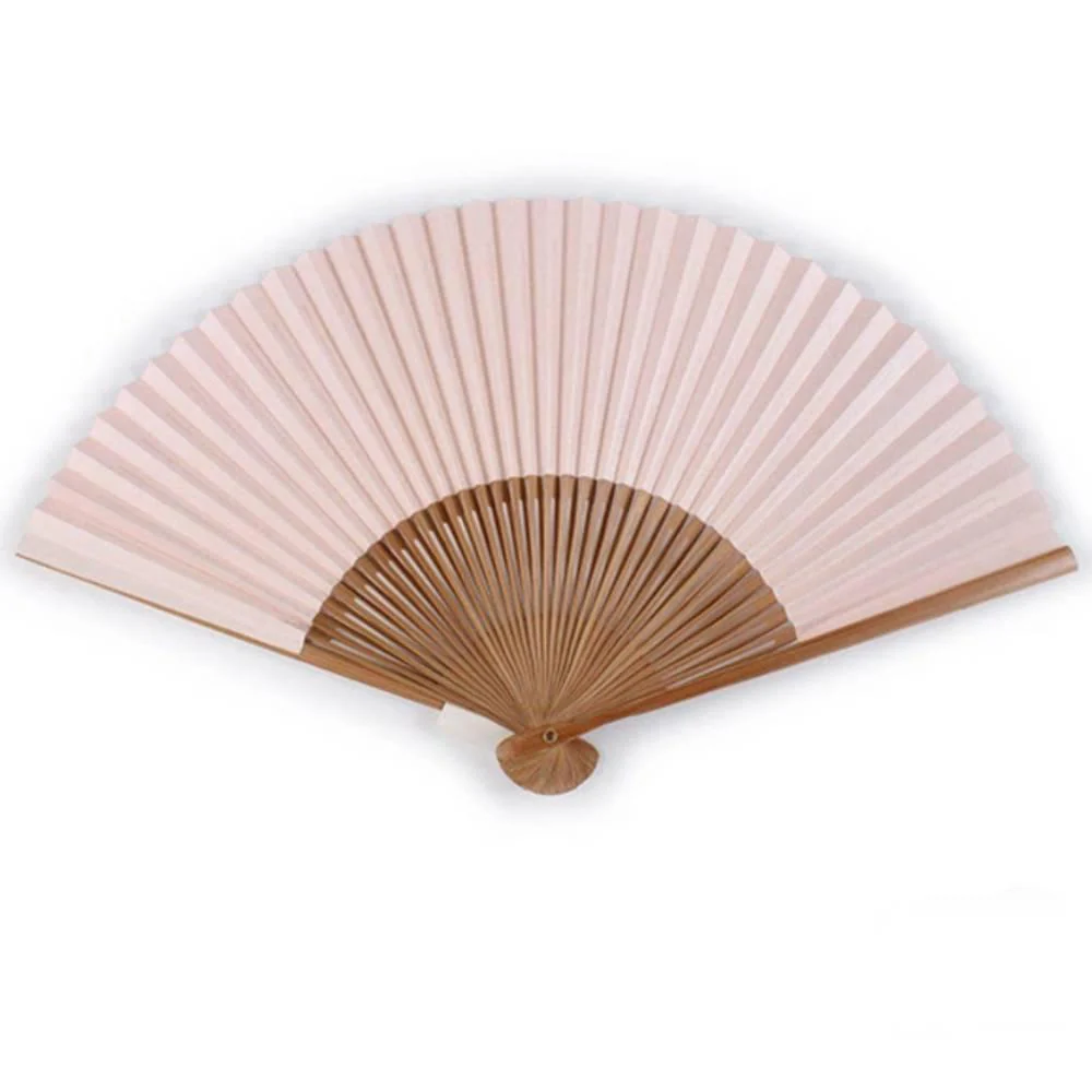 Yamani Sakura Cherry Blossom Design Pink Sensu Handheld Folding Fan 21.5cm - Image 4