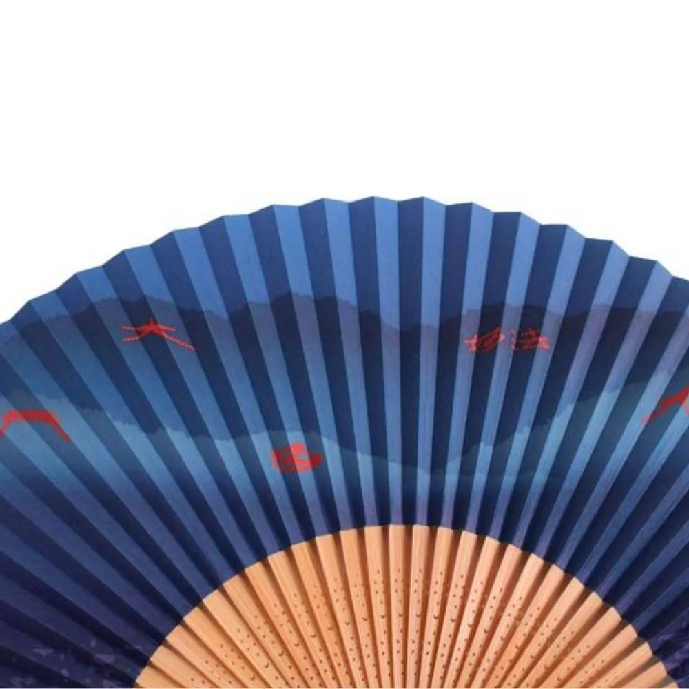 Yamani Mountain Fire Festival Sensu Handheld Folding Fan 21.5cm - Image 2