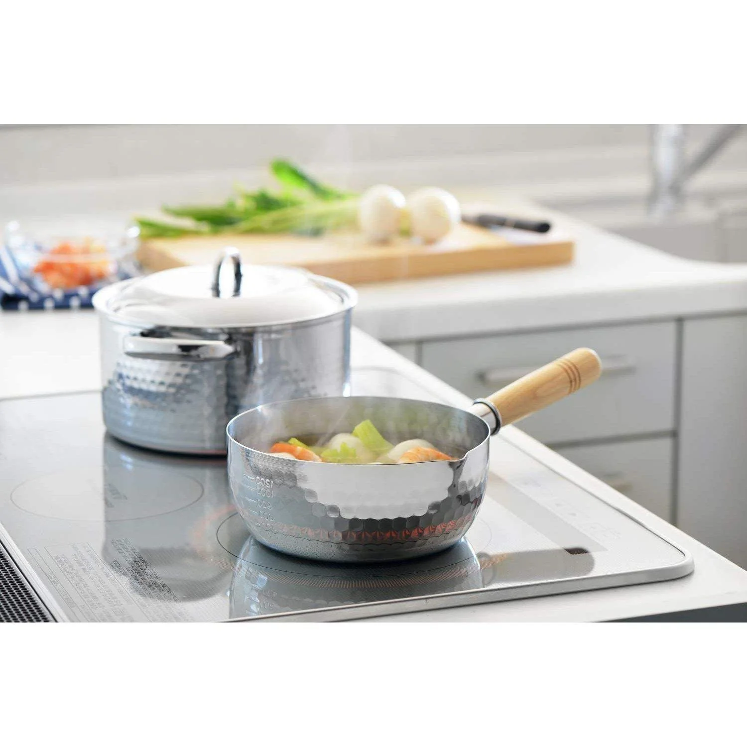 Yoshikawa Yukihira Saucepan Stainless Steel Pot 1.7 Quart 18cm YH6752 - Image 7