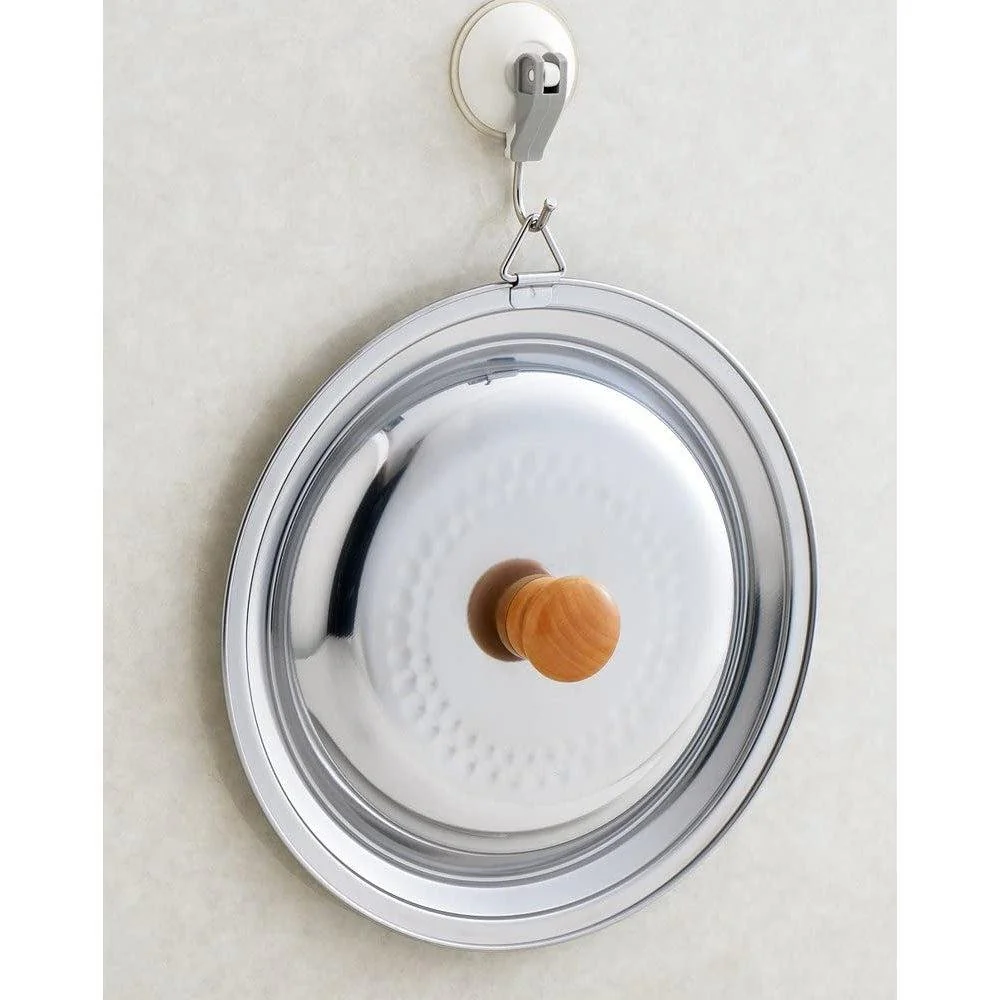 Yoshikawa Yukihira Stainless Steel Pot Lid 20-22cm YH9499 - Image 2